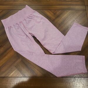 Free People Heather Pink Leggings/Pants XL